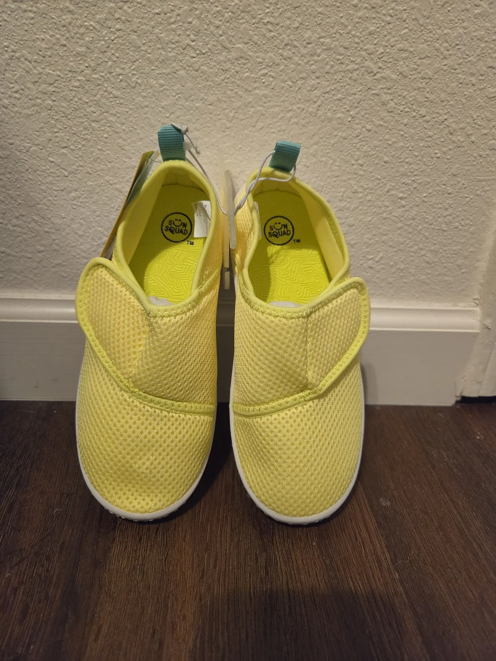 Sun Squad Toddler Yellow Mesh Water Shoes Size XL 11/12